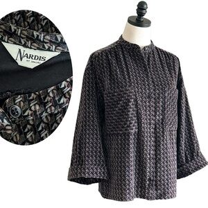 vintage 60s 70s Nardis of Dallas velveteen jacket shirt